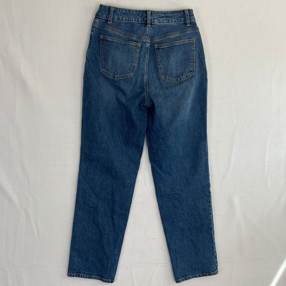 Talbots Women's High Waist Relaxed Jeans Palisades Wash Size 4 Denim - Picture 4 of 8
